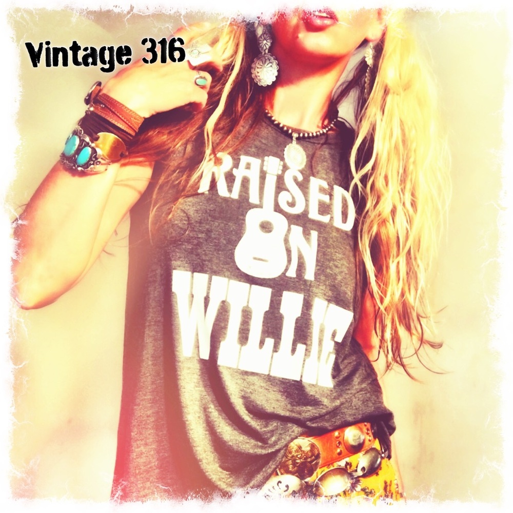 Raised on Willie Graphic Tee - Picture 2 of 4